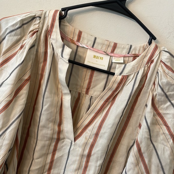 Anthropologie Brenda Peasant Top - Picture 6 of 7